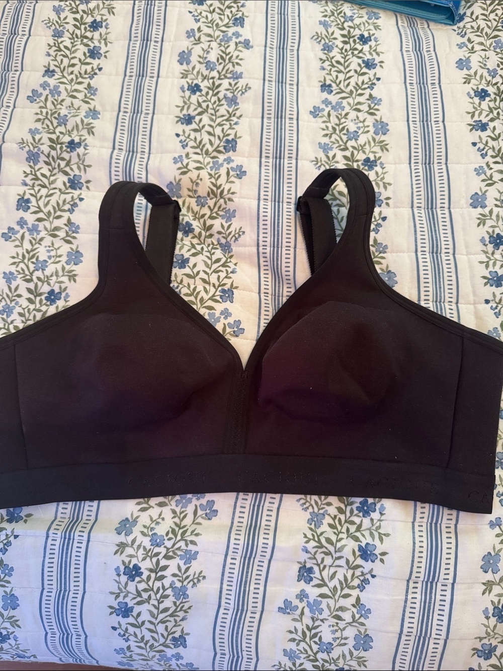 Cacique Black Wireless Comfort Bra